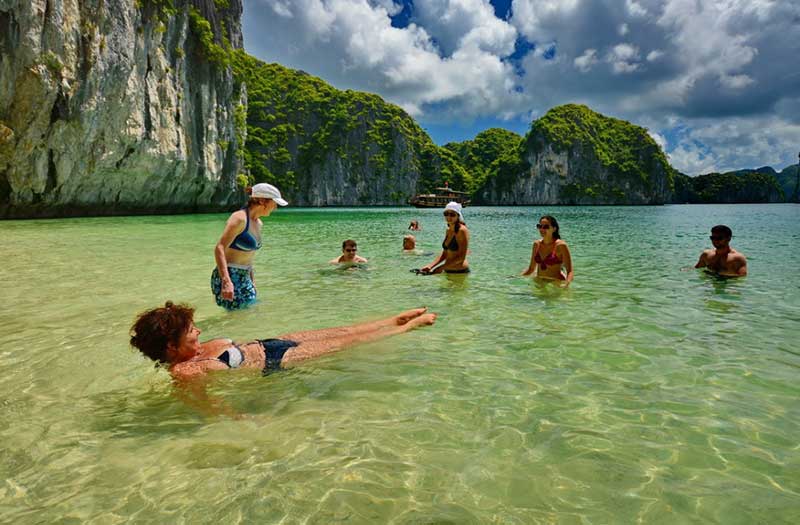 Ba Trai Dao Beach, Halong Bay, Vietnam