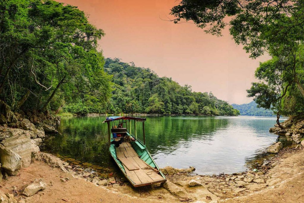 Ba Be Lake located in Ba Be National Park